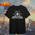Reality glitch’s men’s particle physics gives me a hadron shirt