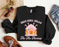 Realtor This Girl Sells Ho Homes Realtor Xmas Party Real Estate House Dealer T-Shirts