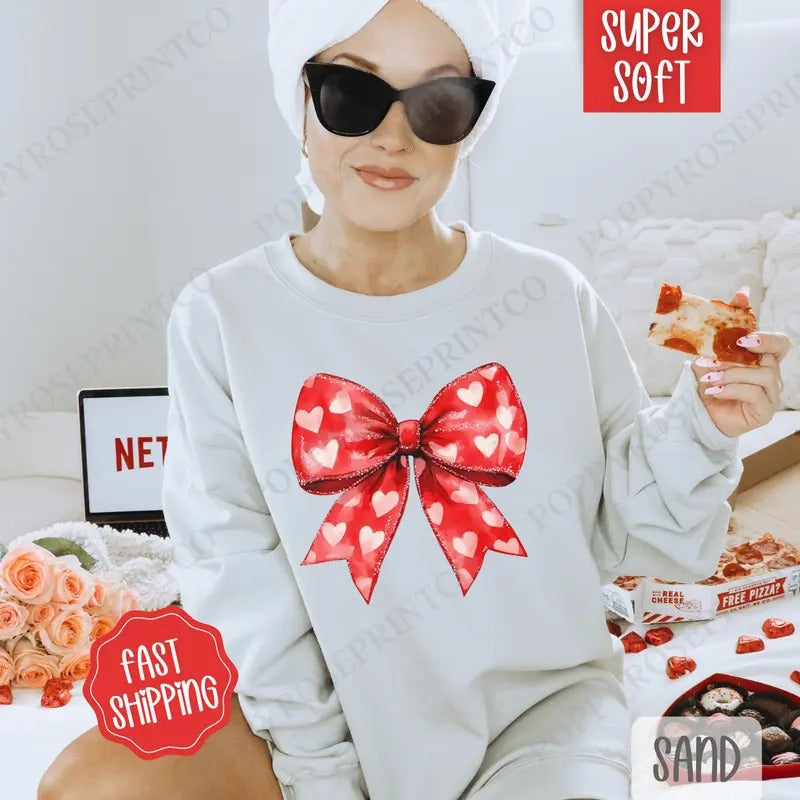 Red Heart Bow T-Shirts