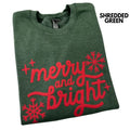 Red Merry & Bright PUFF T-Shirts