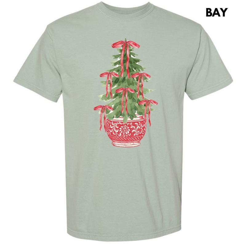Red Potted Tree Comfort Colors 'NLB' T-Shirts