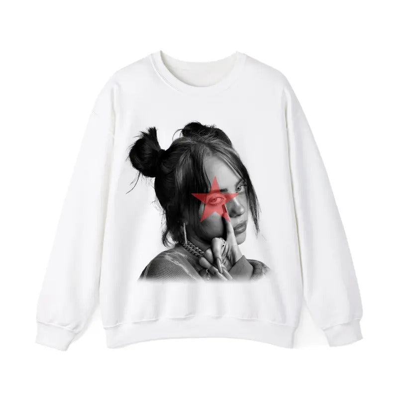Red Star Billieee Eilishhh T-Shirts