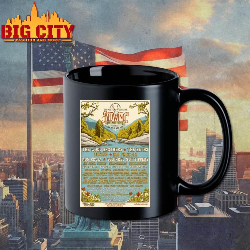 Red Wing Roots Music Festival June 19-21 2026 Tour Poster Shirt