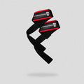 Lifting Straps Padded Weightlifting Straps Black Red T-Shirts