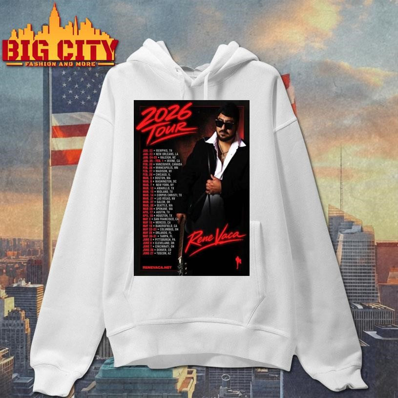 Rene Vaca 2026 Tour Poster Shirt