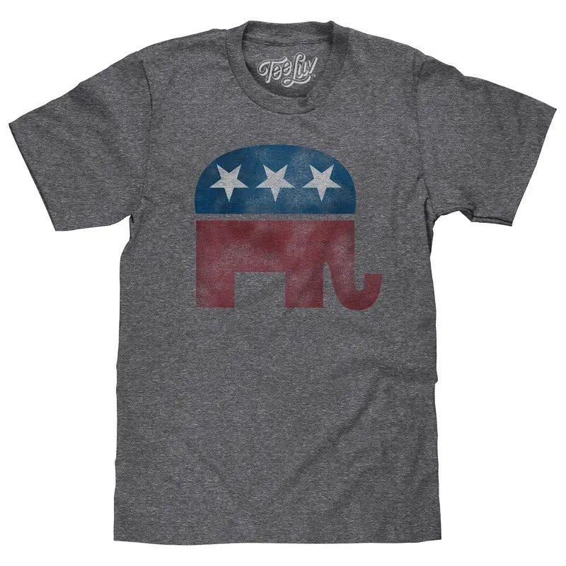 Republican Elephant Gray T-Shirts
