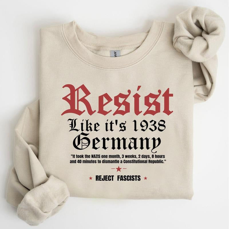 Resist Feminist Strong Equality Abortion Rights Freedom & Empowerment Bold Womenswear Tops T-Shirts