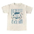 Respect Ocean Shirt 90s Tattoo Sea Animal Retro Ocean Nature Shirt Sealife Orca Whales Top Womenwear T-Shirts