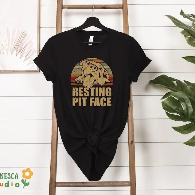 Resting Pit Face Paw Guard Shirt PitbUll Shirt PitbUll L0vers Animal L0ver D0g 0wner Shirt PitbUll 0wner Shirt T-Shirts