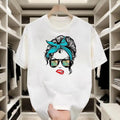 Retro Chic Cotton Female Casual Outings T-Shirts