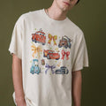 Retro Car Coquette Bows Shirt Car Friends Family Vacation T-Shirts