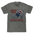 Retro Catch That Pepsi Spirit Soda Logo Graphite Heather T-Shirts