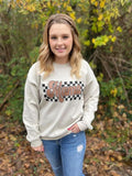 Retro Checkered Mama Sweashirt T-Shirts