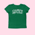 Retro Checkered St Patrick'S Day Coquette Baby Lucky Shirt St Patty'S Day Varsity Shirt Shamrock Shirt St Patrick Baby T-Shirts