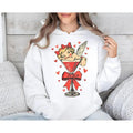 Retro Cupid Coquette Bow Shirt Retro Valentine Shirt Valentines Bow Martini T-Shirts