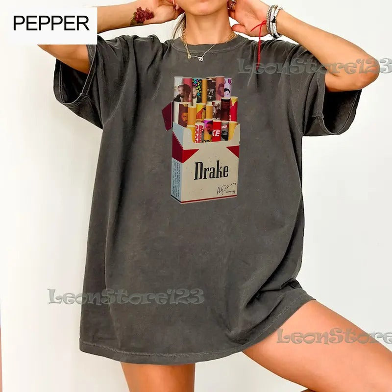 Retro Drake Pack C.I.G..R.E.T.T.E.S Drake Rap T-Shirts