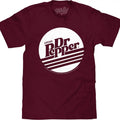 Retro Drink Dr Pepper Logo Burgundy T-Shirts
