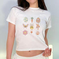 Retro Easter Y2K Baby Groovy Easter Baby Easter Best Happy Easter Baby T-Shirts