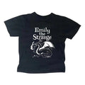 Retro Emily Strange Baby Gothic Emo Girl Y2k Top Streetwear Summer Girl Top Fitted Casual Cotton Short Sleeve T-Shirts
