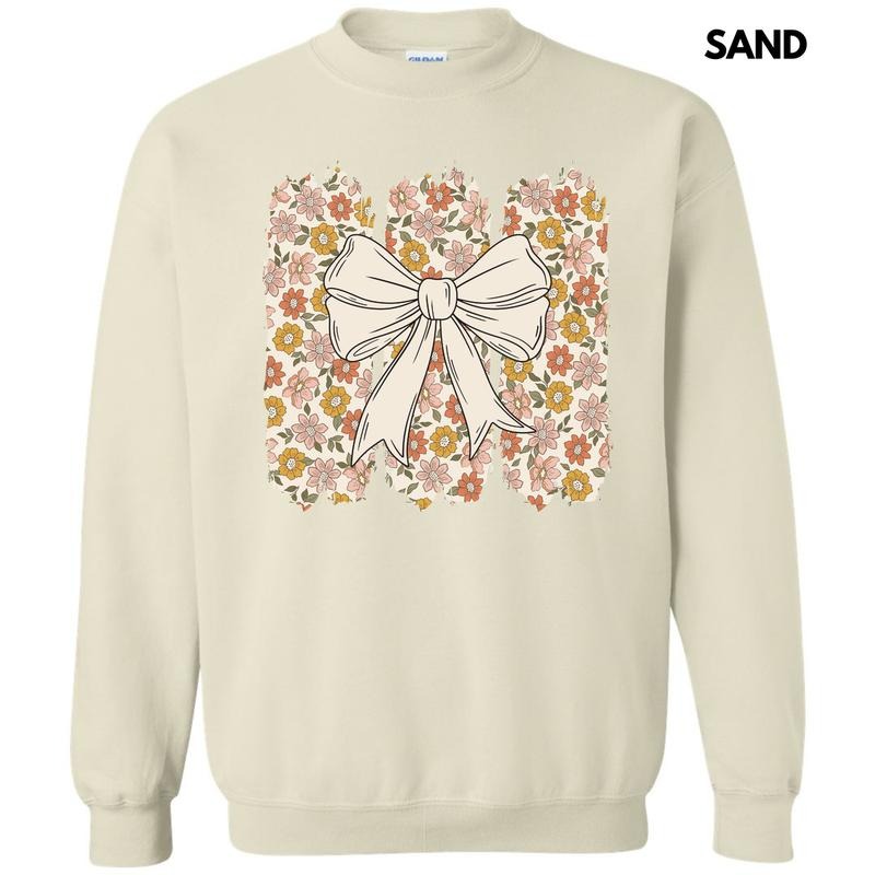 Retro Flower Bow 'NLB' T-Shirts