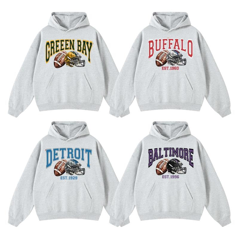 Retro Football Classic Ash Grey Game Day T-Shirts