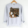 Retro Ghost Reading Books Librarian Ghost Halloween Halloween Teacher Halloween Shirt Teacher Boo School Womenswear T-Shirts