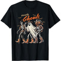 Retro Howdy Ghouls Skeleton Cowboy Western Rodeo Halloween Made Usa T-Shirts