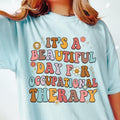 Retro Occupational Therapy Shirt Cute OT Shirt Education Shirt Funny Therapist Shirt Therapy Shirt Casual Top Womenswear Casual T-Shirts