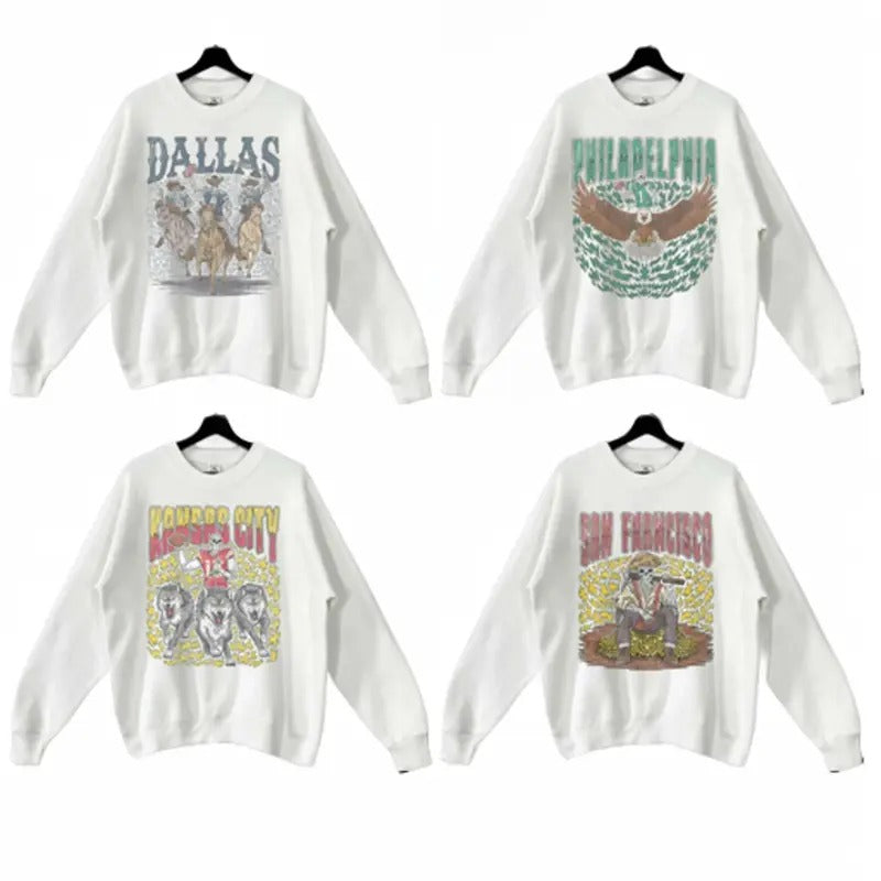 Retro Skeleton All Teams Football Gildan Sport Classic All Teams Football White Menswear Soft T-Shirts