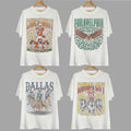 Retro Skeleton All Teams Football Gildan 5000 Sport Classic All Teams Football White Menswear Soft T-Shirts