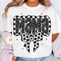 Retro Soccer Mama Soccer Mama Soccer Coquette Game Day Soccer Bow Checkered Soccer Soccer Mom T-Shirts