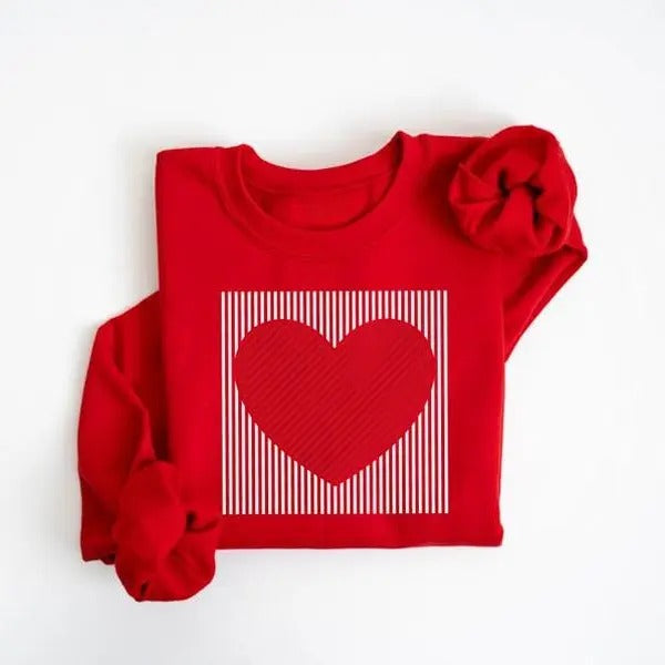 Retro Valentines Heart Cute Love Valentines Hearts Teacher Valentine Mom Heart Shirt T-Shirts