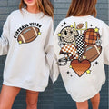 Retro Football Football Football Mama Football Football Retro Game Day Football Trend 2025 T-Shirts