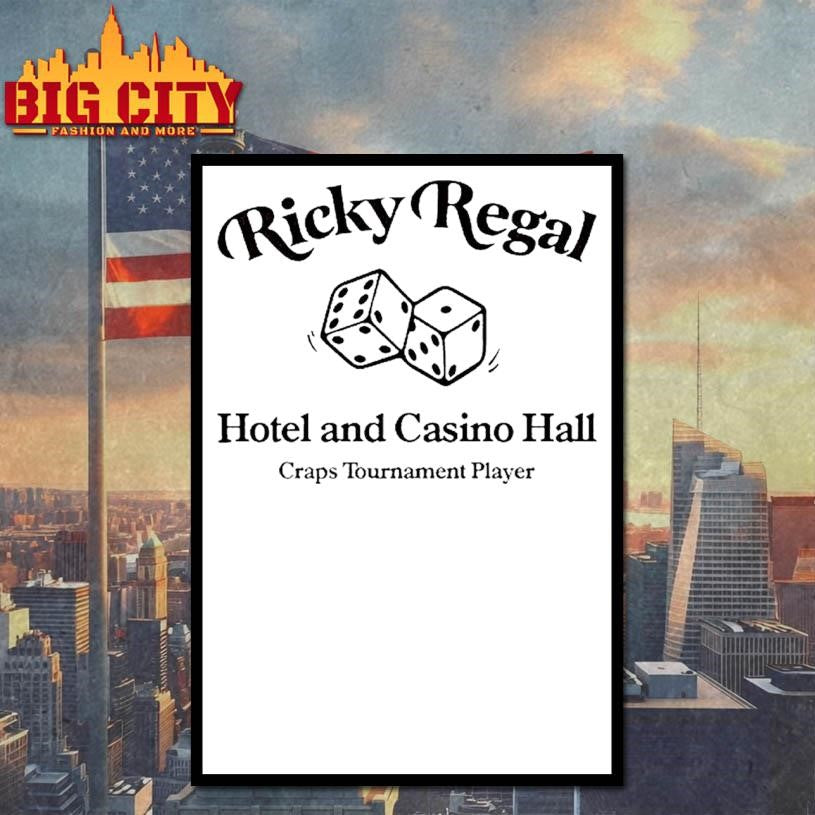 Rick Regal Hotel And Casino Hall Craps Tournament Player Shirt