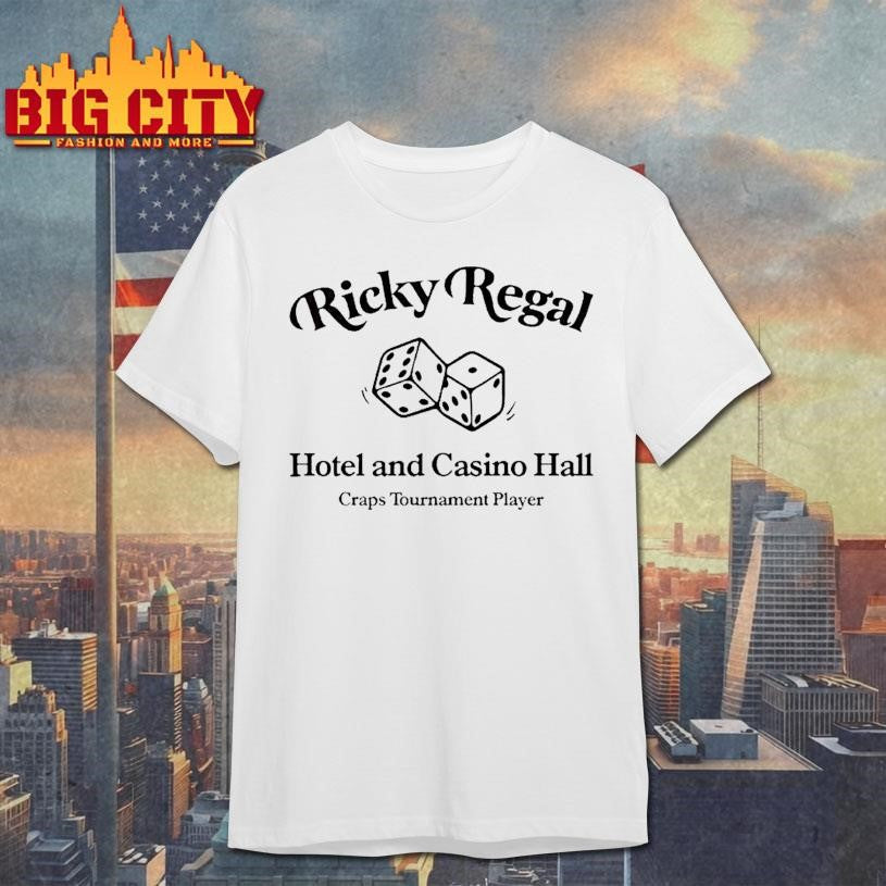 Rick Regal Hotel And Casino Hall Craps Tournament Player Shirt