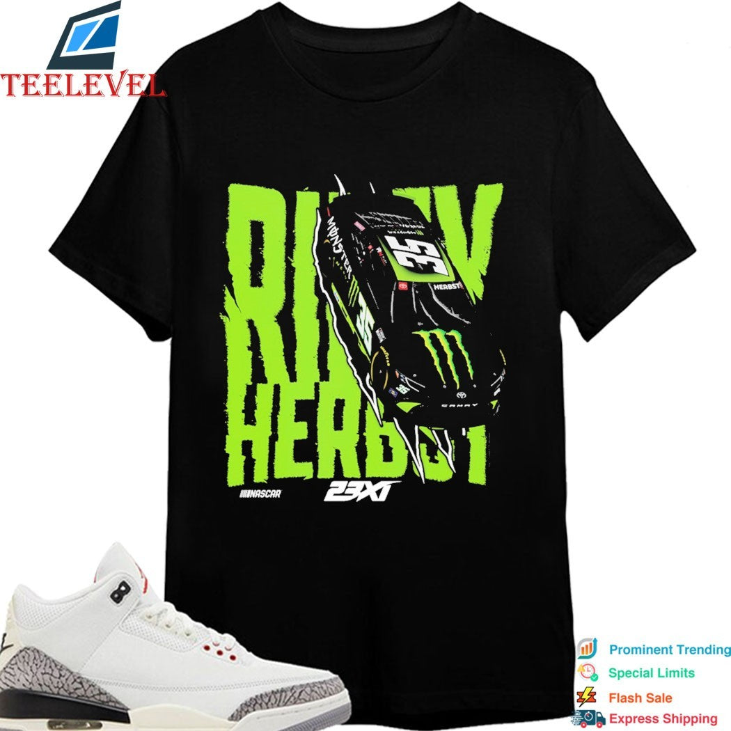Riley Herbst Classic Ink Scheme Nascar 23XI T-Shirts