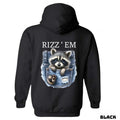 Rizz 'Em Cute Raccoon Peeking Out Pocket Fun Cozy T-Shirts