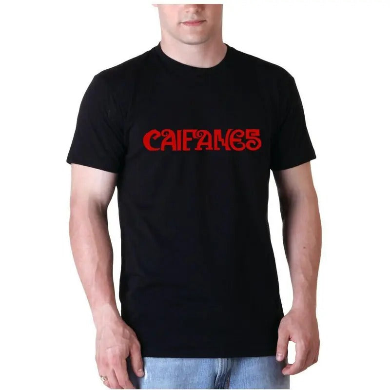 Rock En EspañOl: Caifanes Red Text Casual T-Shirts