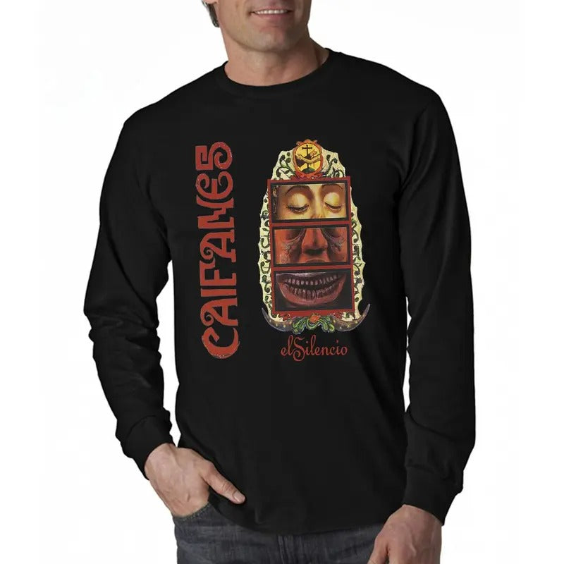Rock En EspañOl Caifanes El Silencio Long Sleeve Casual Classic Cotton T-Shirts