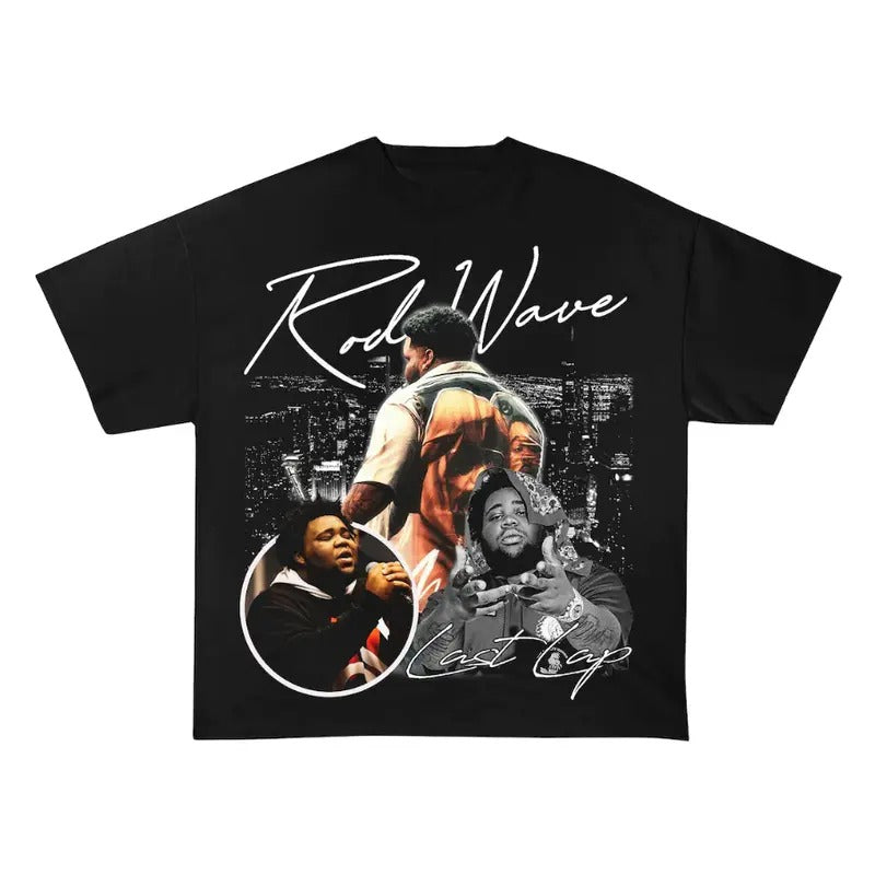 Rod Wave Big Face Sky City Last Lap 2024 Tour T-Shirts