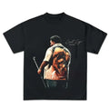 Rod Wave Last Lap Big Face Casual Rap Shirt Super Star Streetwear Cotton Menswear T-Shirts