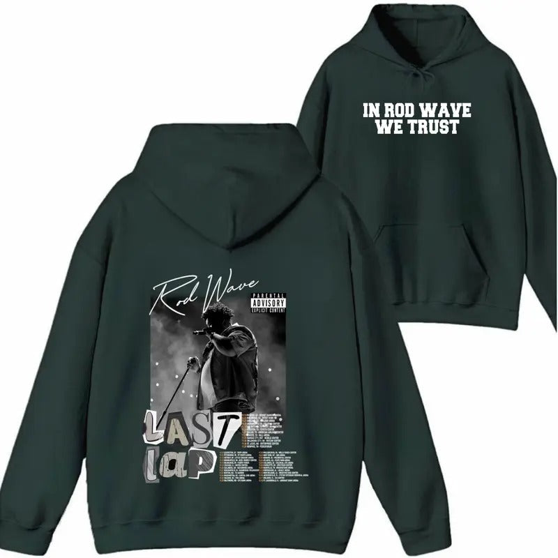 Rod Wave Last Lap Tour 2024 Rod Wave Concert Shirt Fan T-Shirts