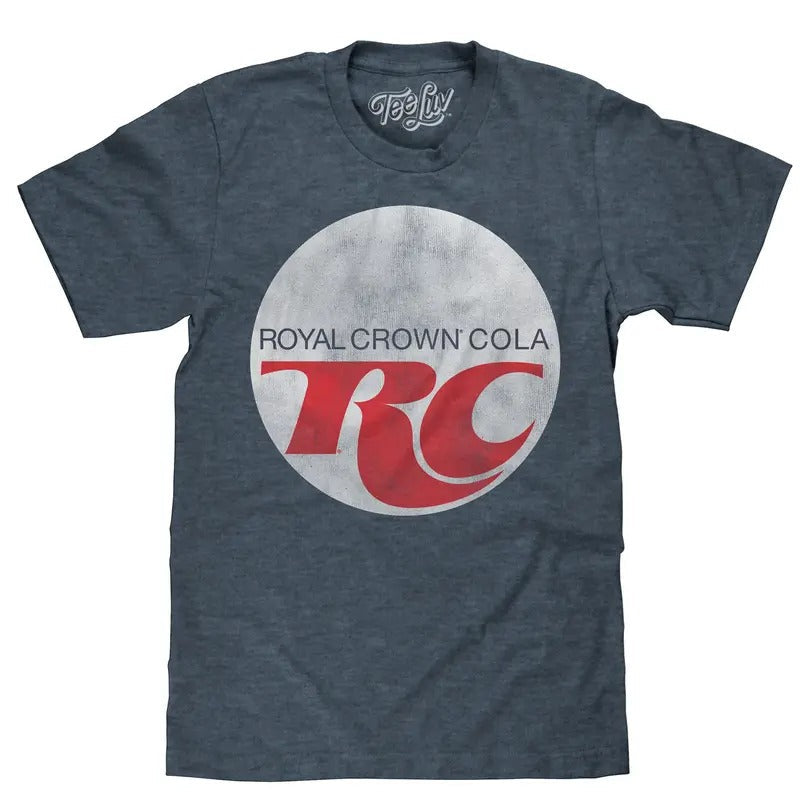 Royal Crown Cola Logo Indigo T-Shirts