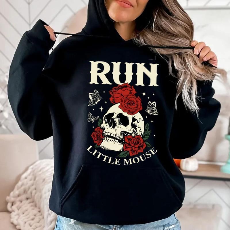 Run Little Mouse Haunting Adeline Dark Romance Smut Reader Book Lover Bookish Bookworm T-Shirts