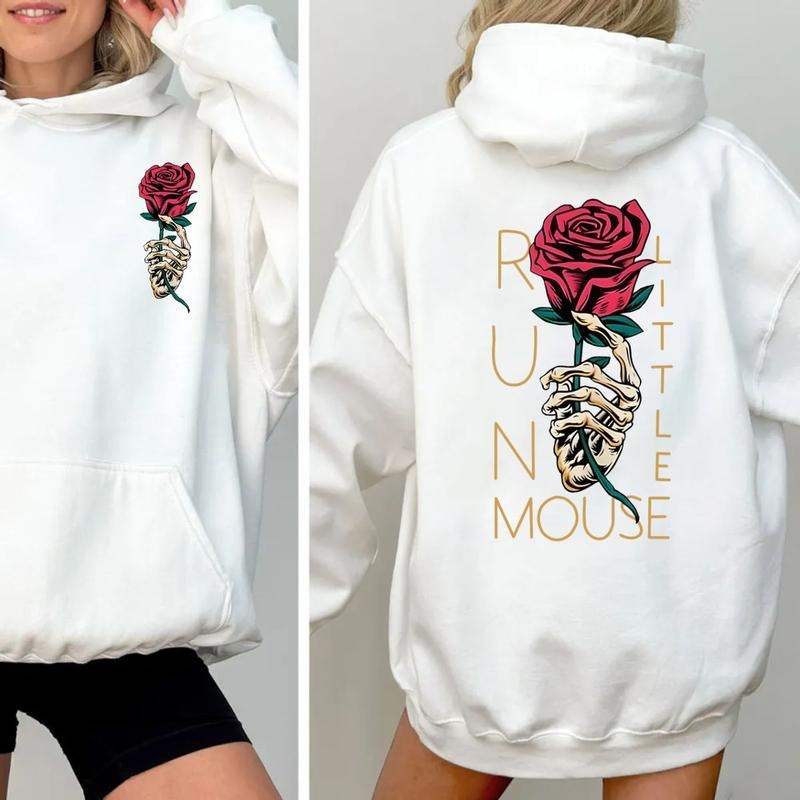 Run Little Mouse Dark Romance Book Lover Rose Shirt Smut Reader Haunting Adeline Shirt T-Shirts