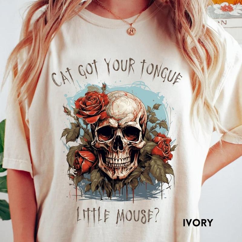 Run Little Mouse Shirt Haunting Adeline Shirt Dark Romance Smut Reader Book Lover Cool Colors Brighten T-Shirts