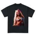 S Red Kitty Super Star Rap Shirt Streetwear New T-Shirts