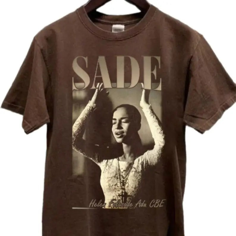 SADE ADU Sade Adu Classic Shirt Sade Fan T-Shirts