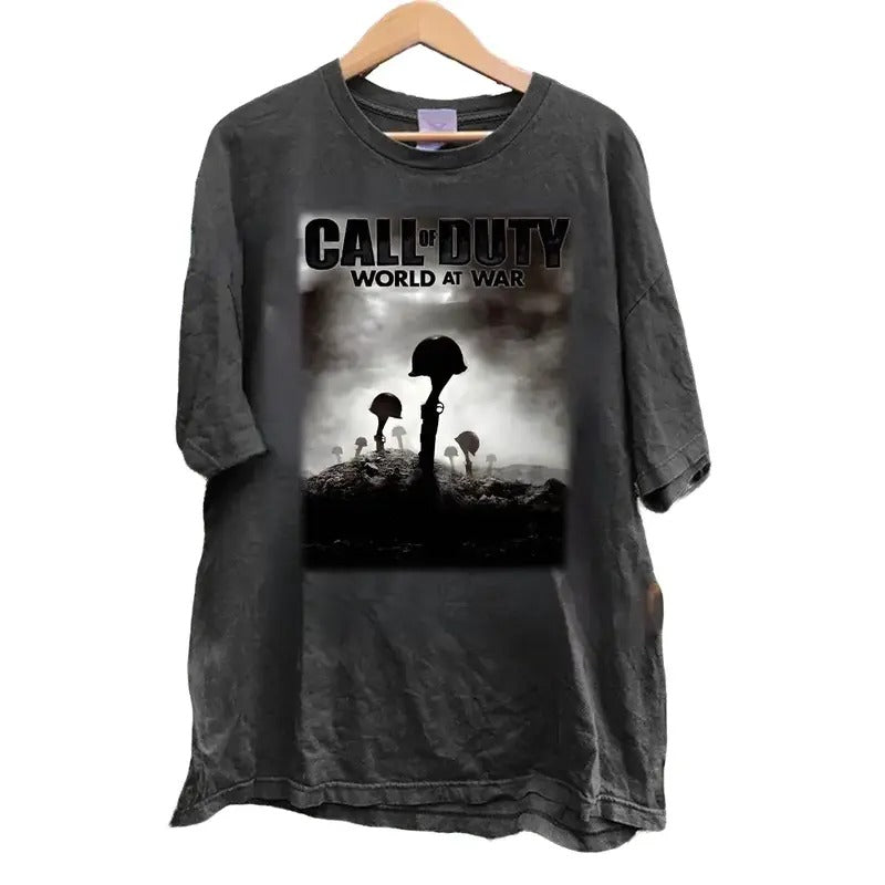 SALE Call Duty World War Promo Cotton Menswear Top Decoration T-Shirts