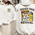 [SALE UP 45%] Treaty Oak Revival Funny 2 Sides Treaty Oak Shirt Dad Mom Womenswear T-Shirts